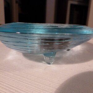 Glass sea shell tea light/candle holder